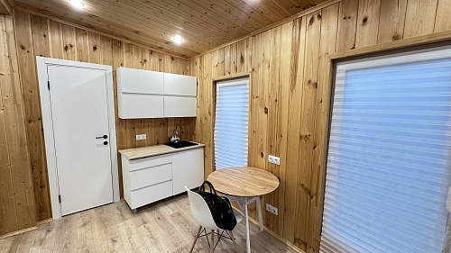 1-этажный модульный каркасный дом 40 кв.м. на участке 7,4 соток в СНТ Дивный Сергиево-Посадский округ